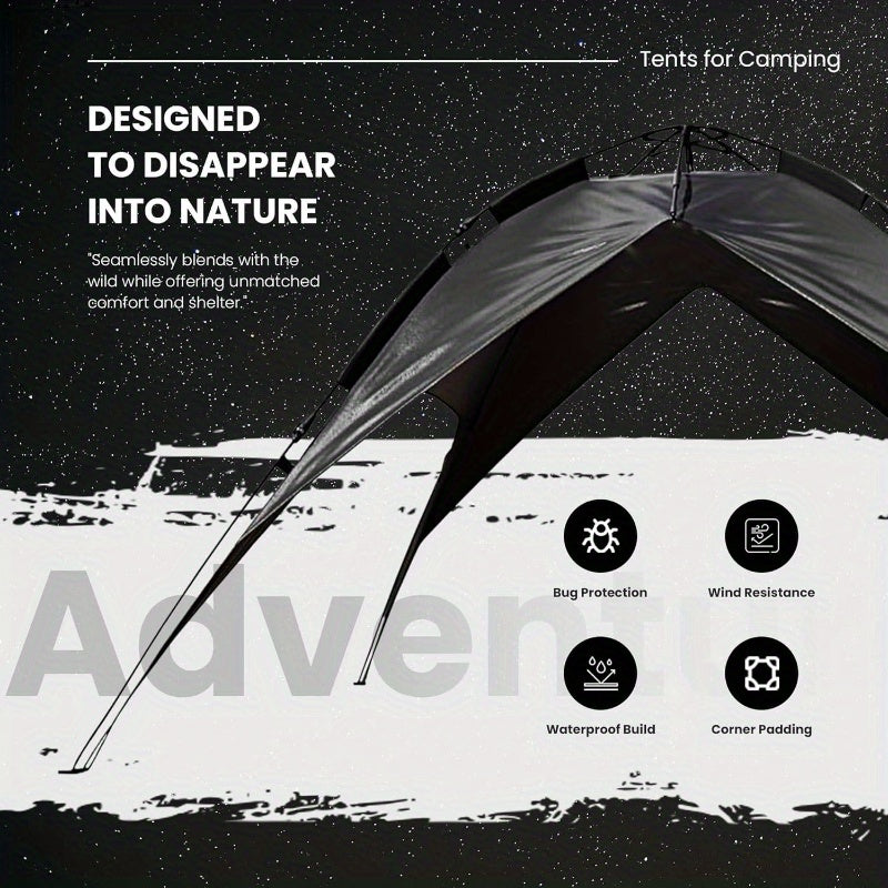 Pop Up Camping Tent Fully Waterproof With Fly Screen