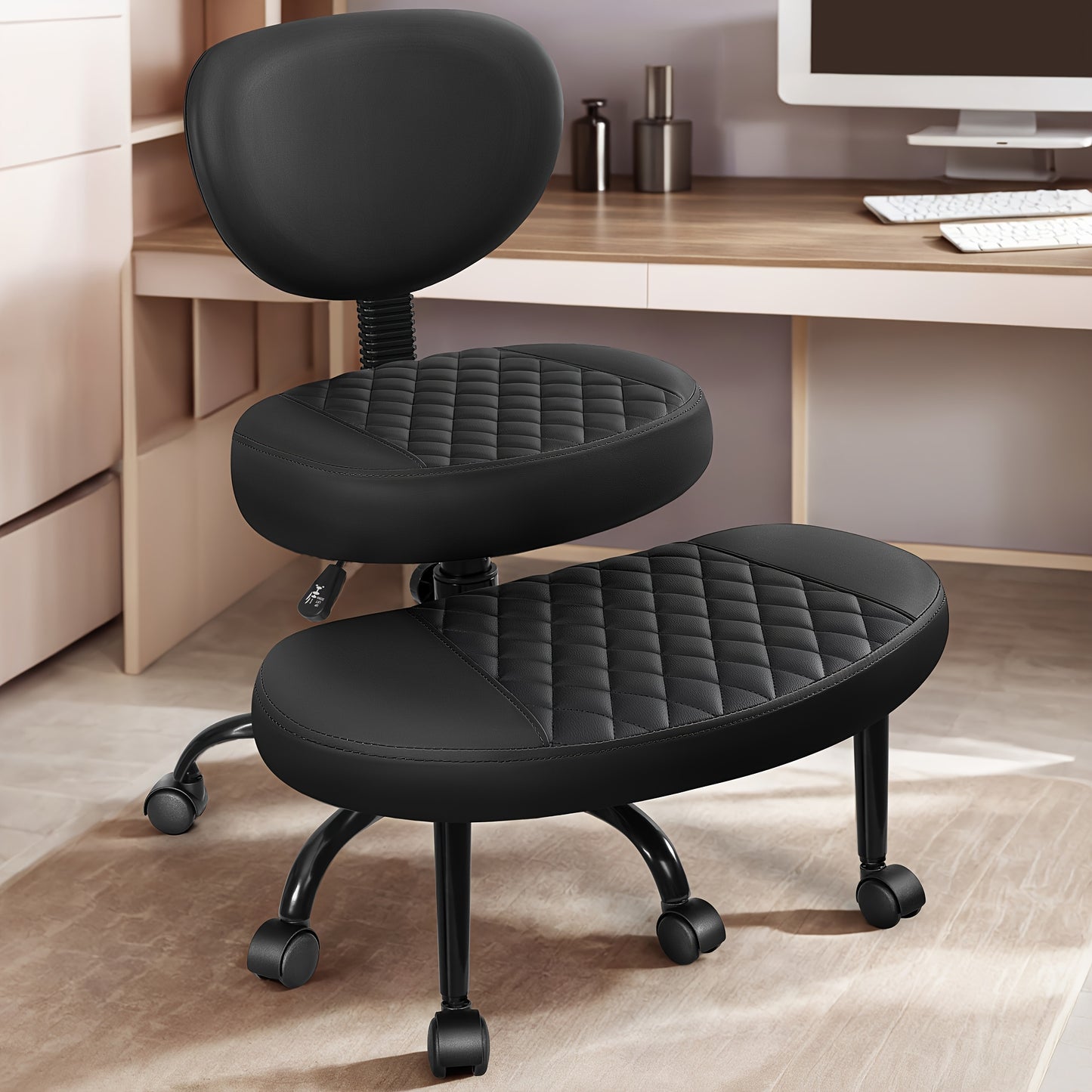 Primy Ergonomic Office Chair with Lumbar Support and Cushion