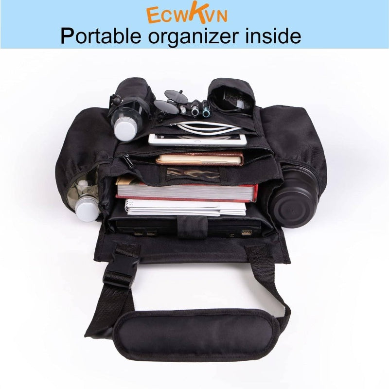 Car Seatback Organizer With Tablet And Laptop Compartment