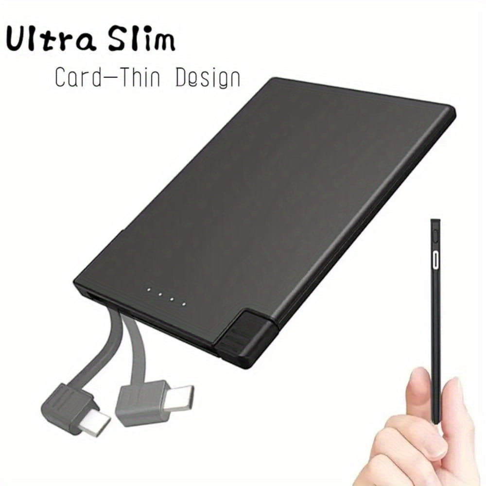 10000mAh Mini Slim Power Bank Emergency Backup Battery
