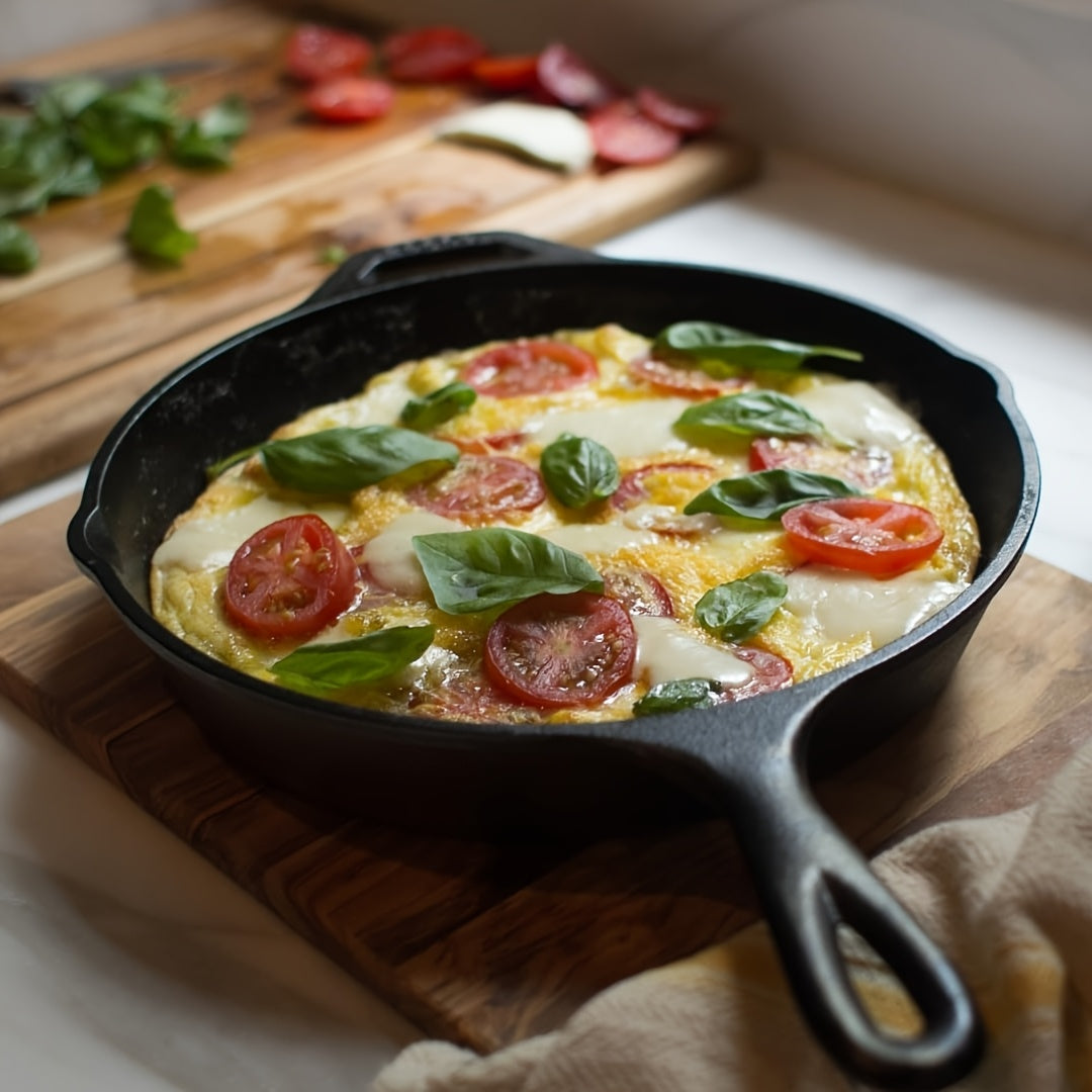 Cast Iron Skillets Set with Dutch Oven and Griddles Cookware
