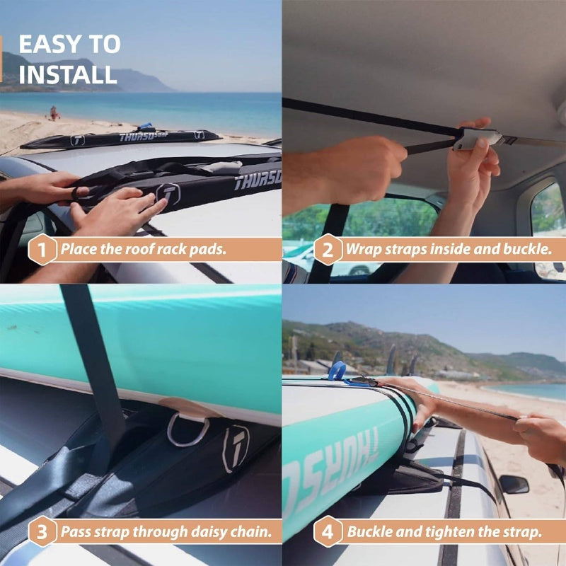 Universal Car Soft Roof Rack With Portable Storage Bag