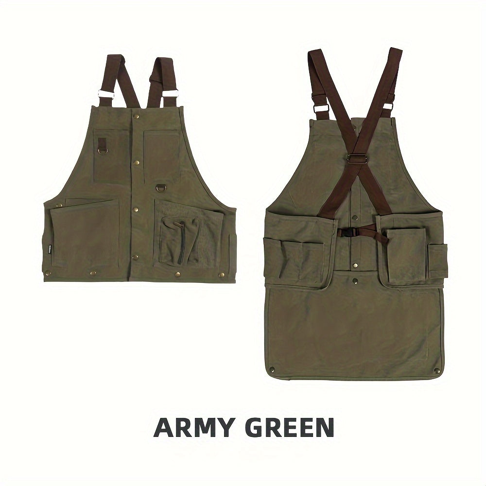 Multi-Purpose Outdoor Camping Vest for Gardening and Fishing