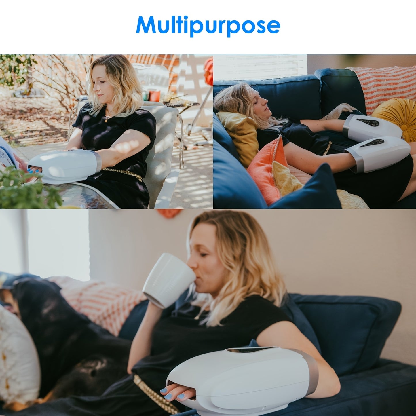 Hand Massager with Multiple Modes and Vibrations for Relaxation
