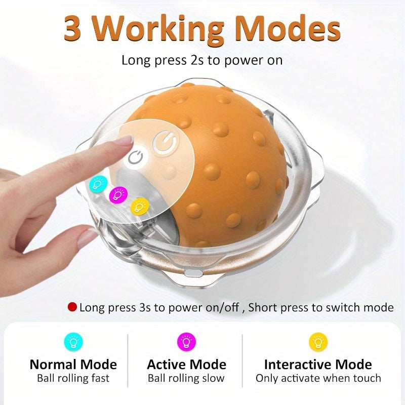 Interactive Cat Toy With Fast Moving Ball And Bird Sounds