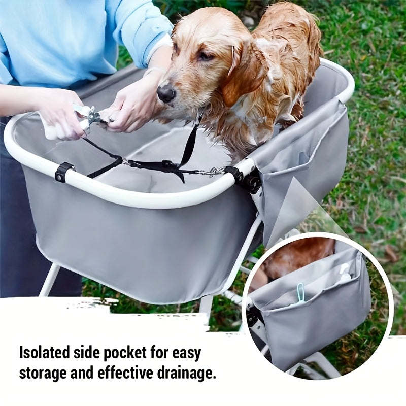 Portable Dog Bathtub For Easy Indoor And Outdoor Grooming
