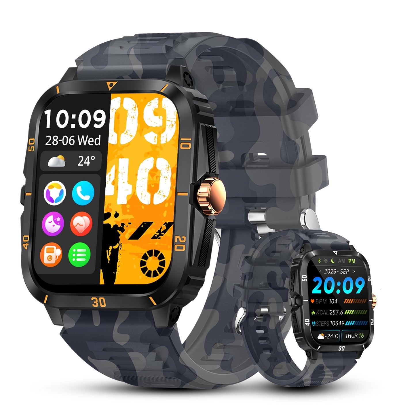 Smart Watch for Men with Long Battery Life and Call Features