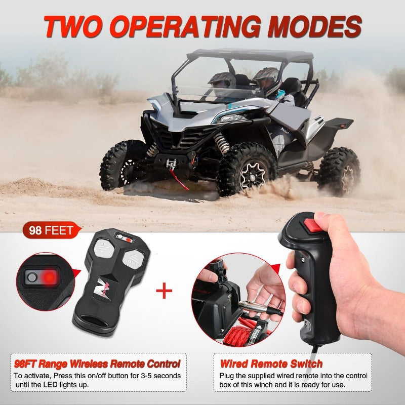 Nilight 13500 Lb Electric Winch For ATV Truck Offroad