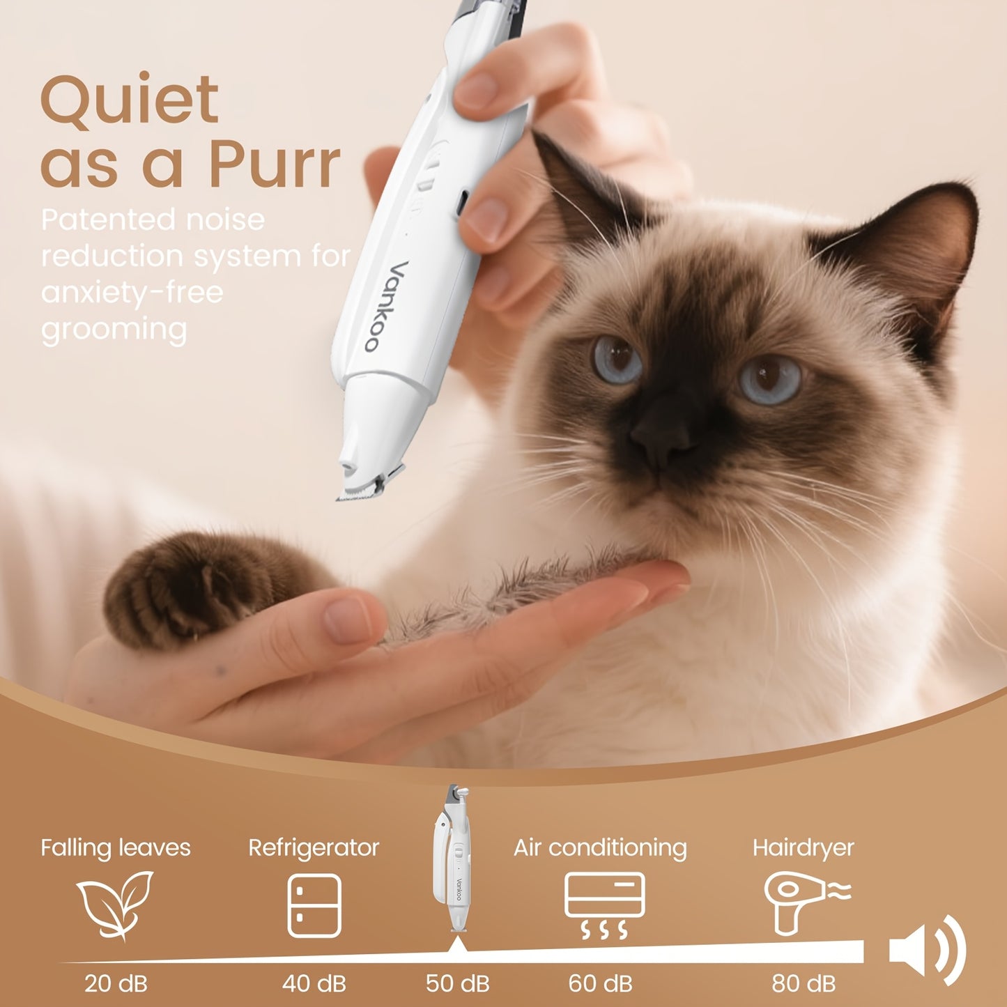 2 In 1 Dog And Cat Paw Nail Trimmer Portable With LED Light