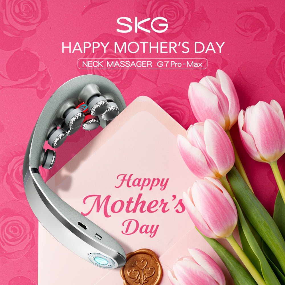 Neck Massager With Heat And 9D Shiatsu Vibration Cordless Deep Tissue