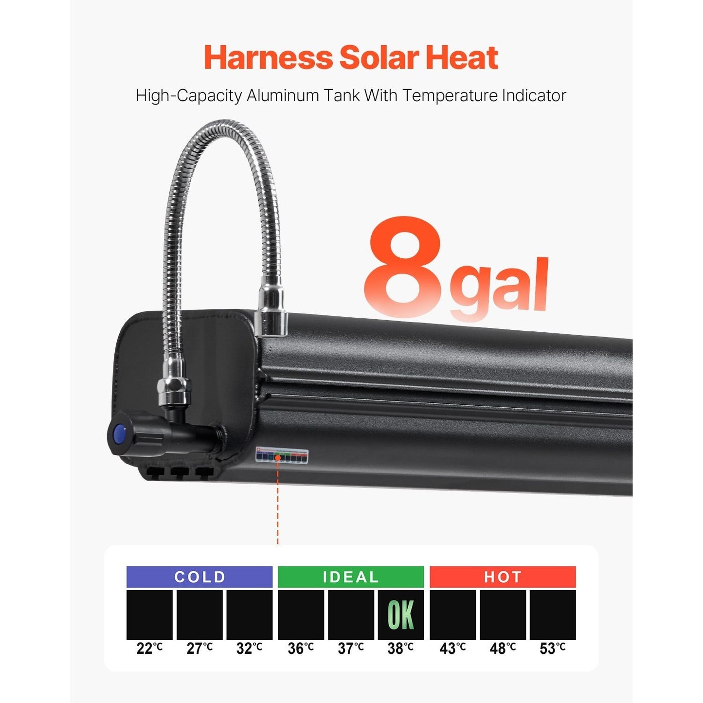 Portable Roof Rack Water Tank with Splash Guard Panel