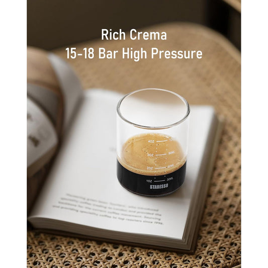 Portable Manual Espresso Maker for Ground Coffee Pods