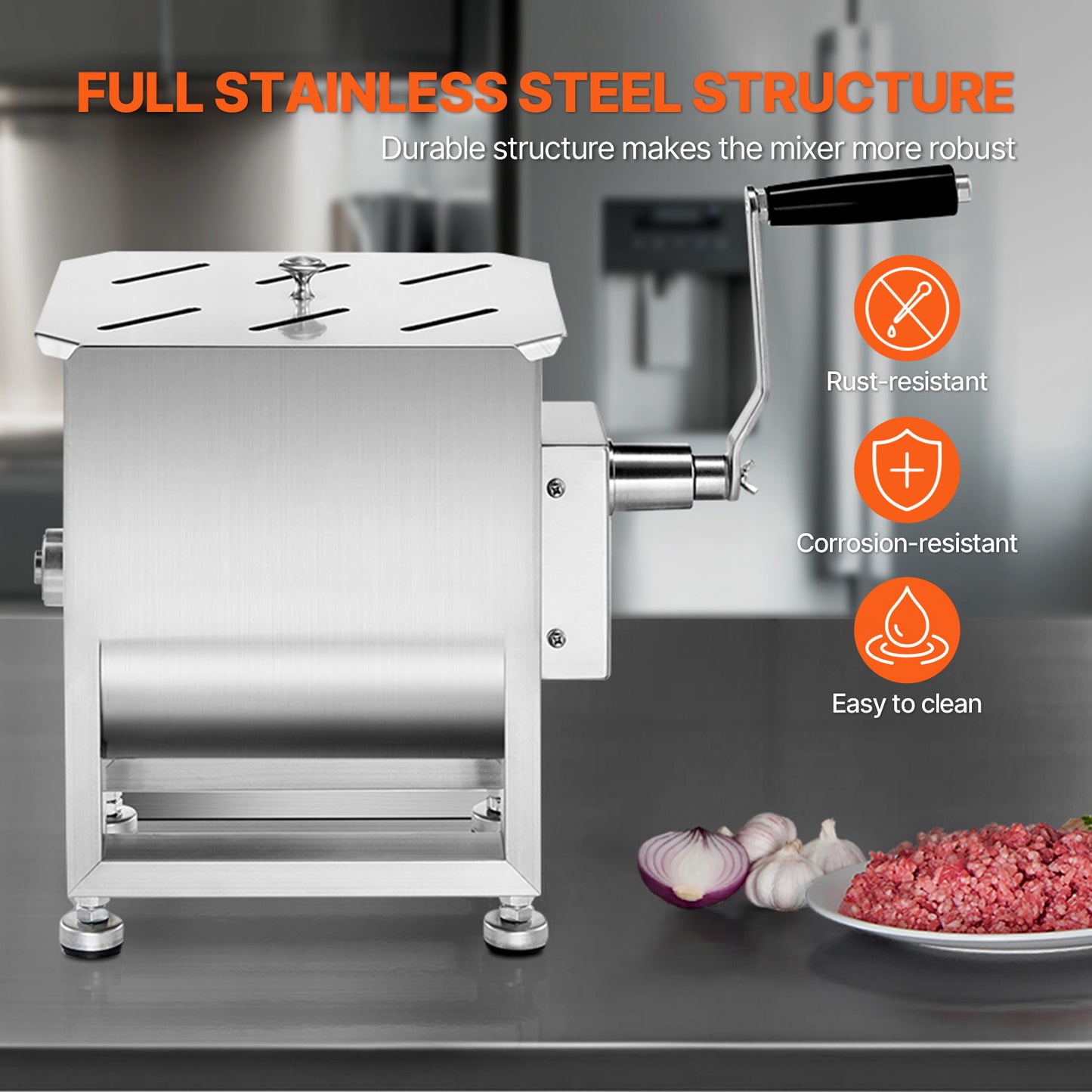 Manual Meat Mixer For Sausage And Ground Meat Mixing