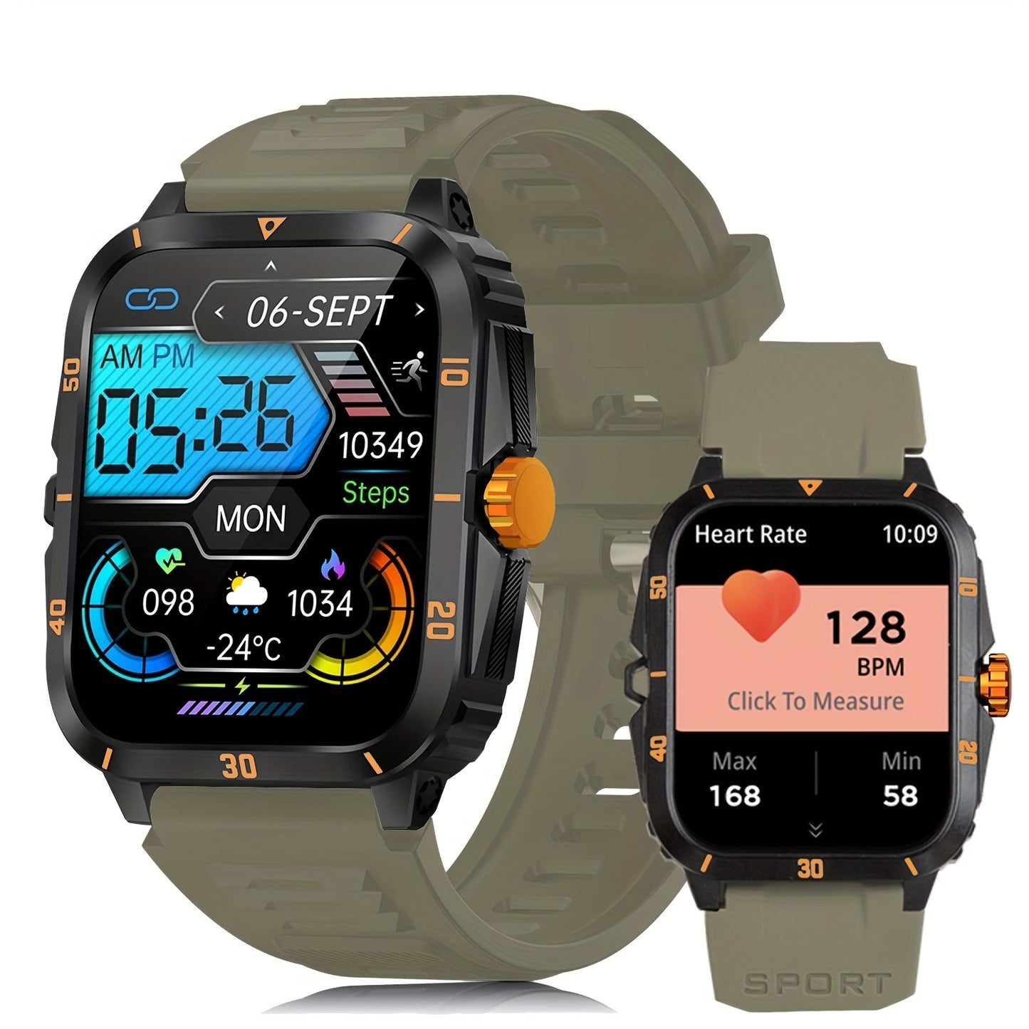 Smart Watch for Men with Long Battery Life and Call Features