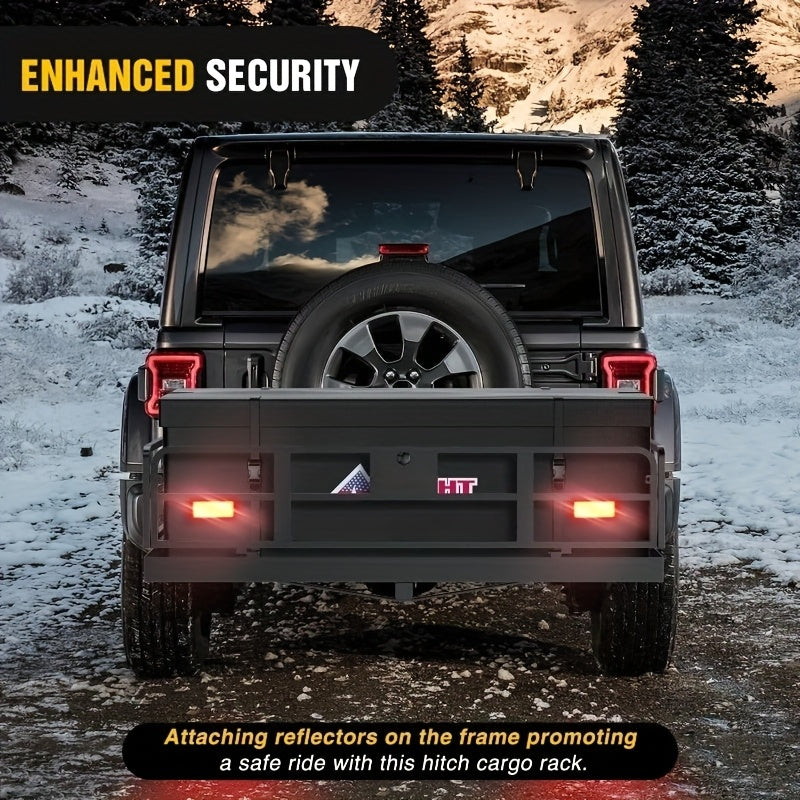 Hitch Cargo Basket for SUVs and Trucks Foldable Heavy Duty