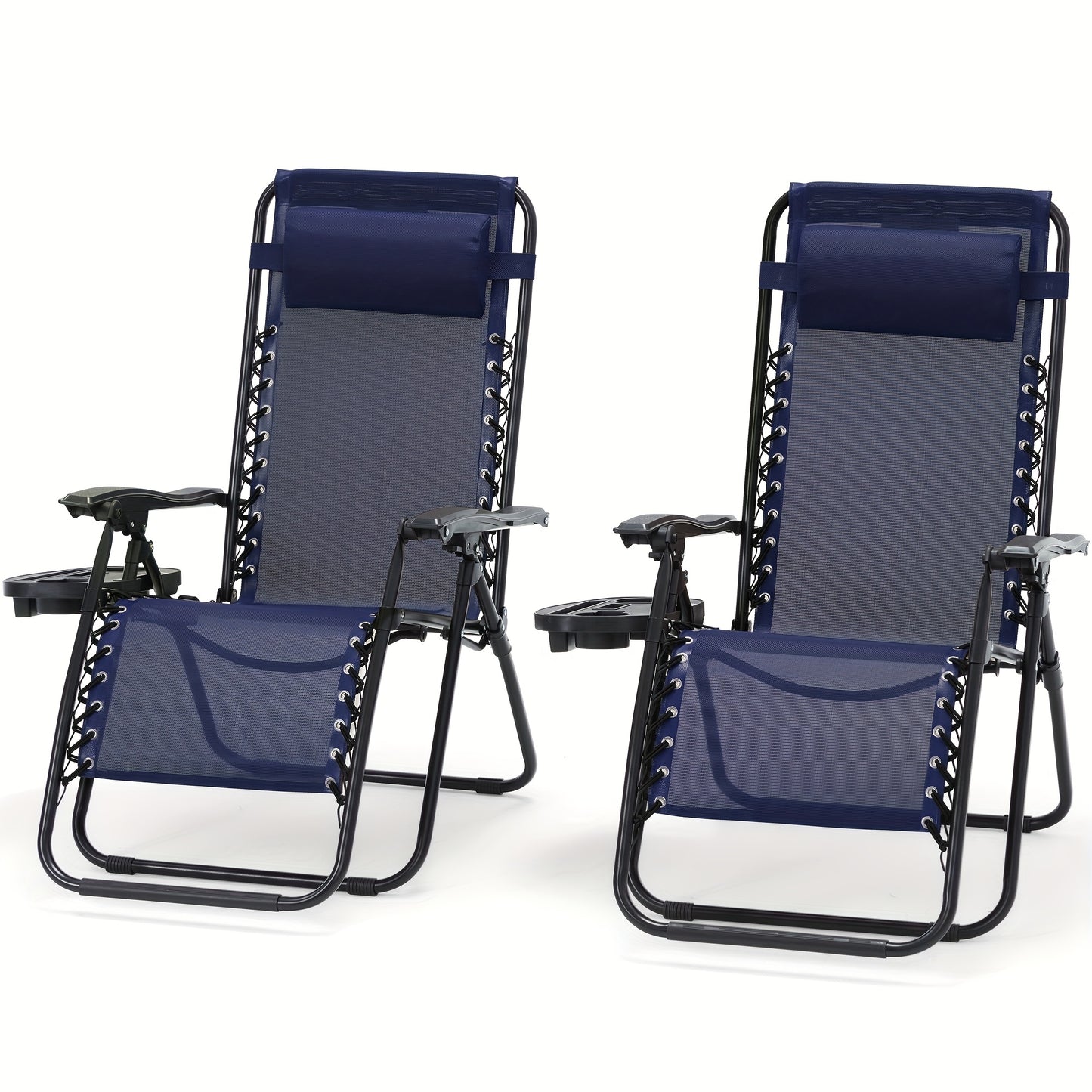 Zero Gravity Recliner Chairs Set for Outdoor Relaxation