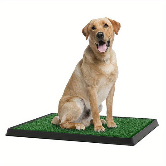 Dog Grass Mat With Tray Indoor Litter Box For Apartment
