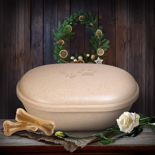 Bamboo Pet Memorial Casket For Dogs And Cats Premium