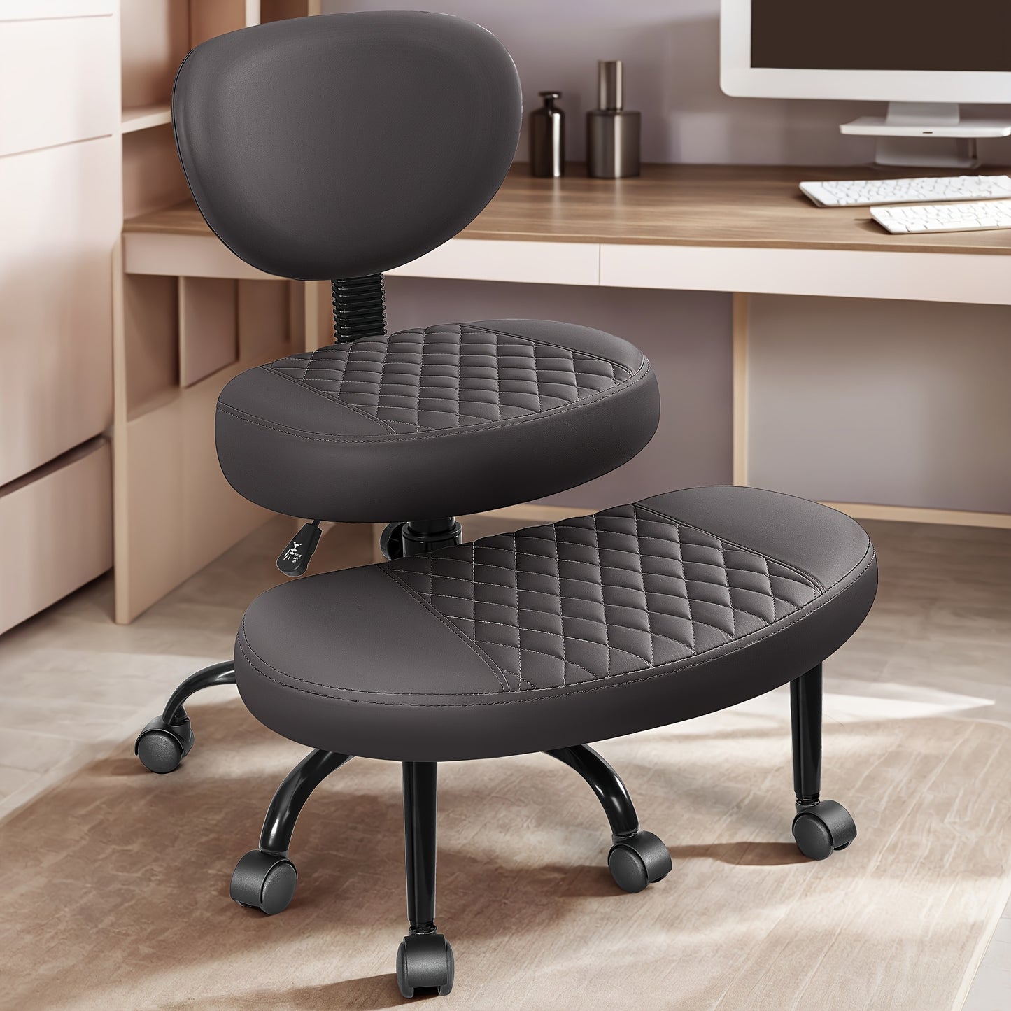 Primy Ergonomic Office Chair with Lumbar Support and Cushion