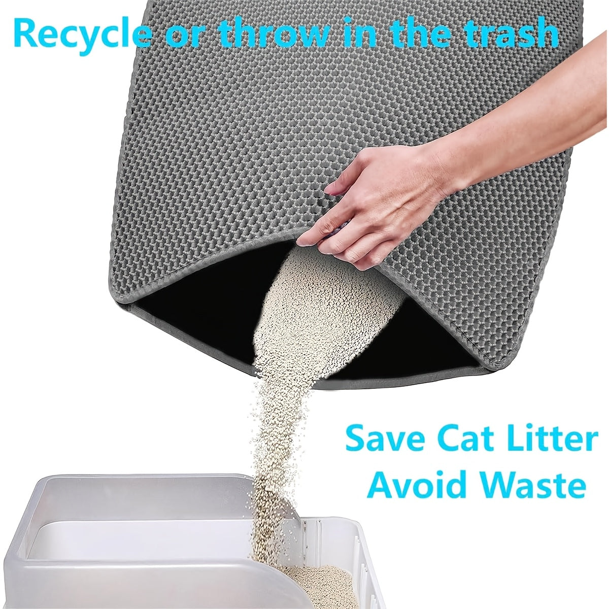 Waterproof Cat Litter Mat EVA Honeycomb With Vent Mesh