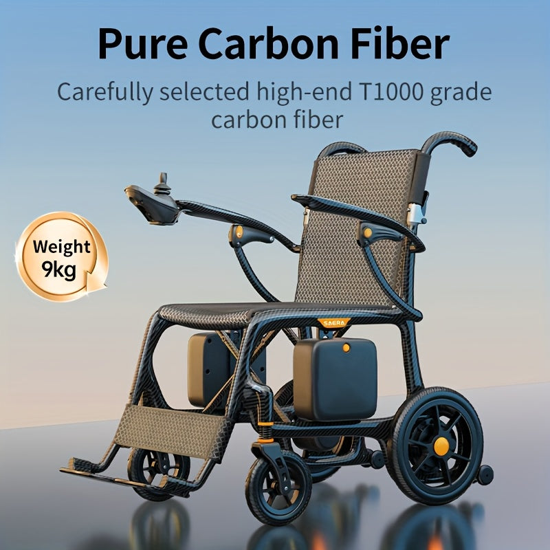 PerfCare Carbon Fiber Wheelchair Foldable Dual Battery