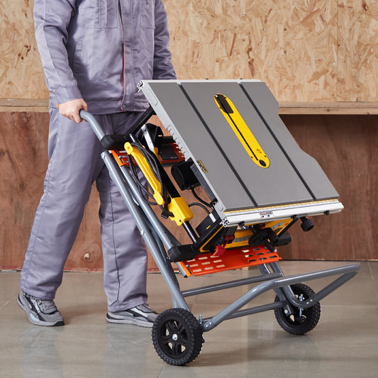 Portable Table Saw Stand Rolling Wheels 350 Lb Load Capacity