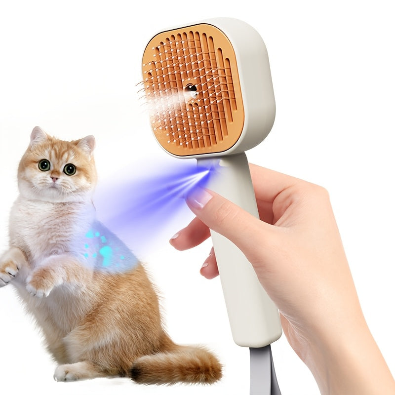 USB Rechargeable Pet Grooming Brush for Cats and Dogs