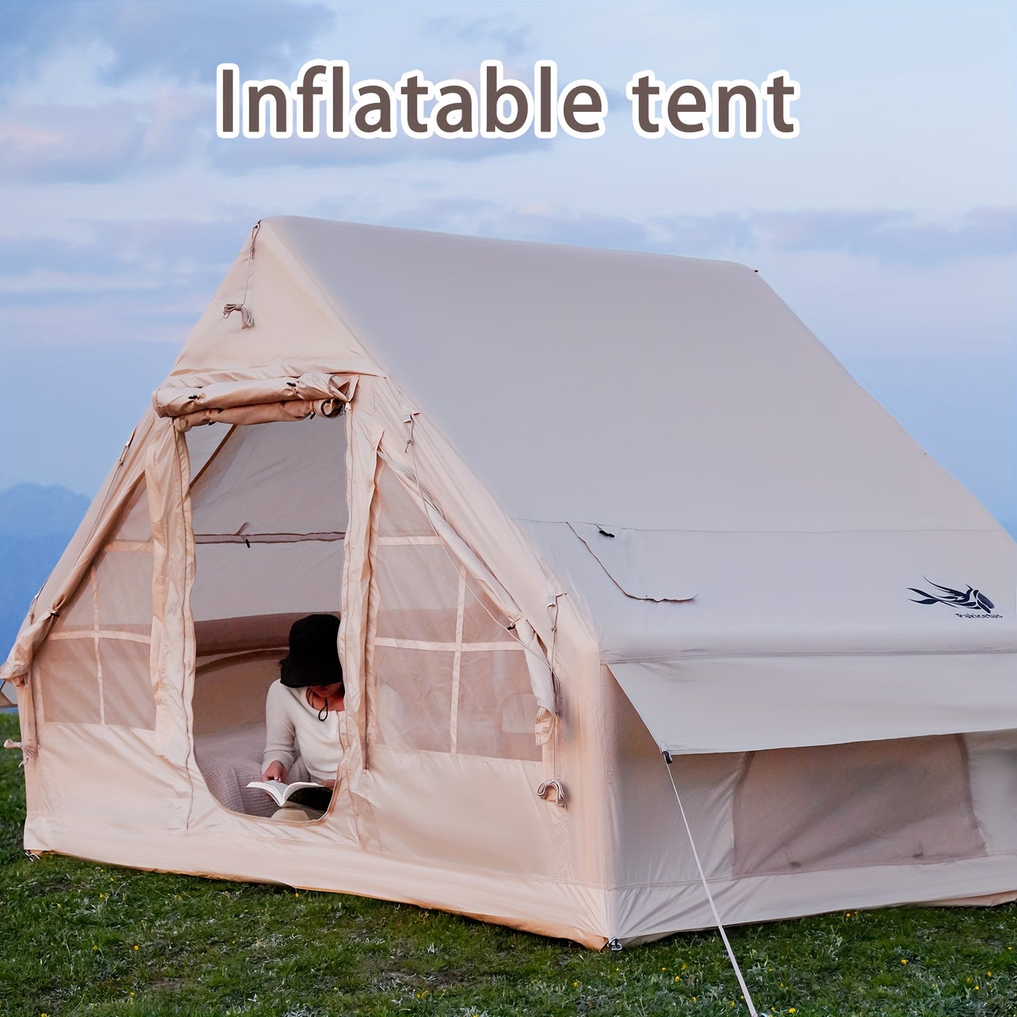 Inflatable Family Camping Tent All Season Windproof Shelter