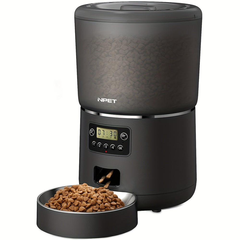 NPET Automatic Cat Feeder With Customized Meal Portions