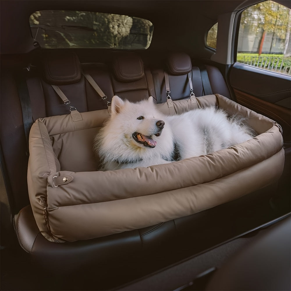 Luxury Car Seat Dog Bed Nylon Non Slip Carrier Dogs