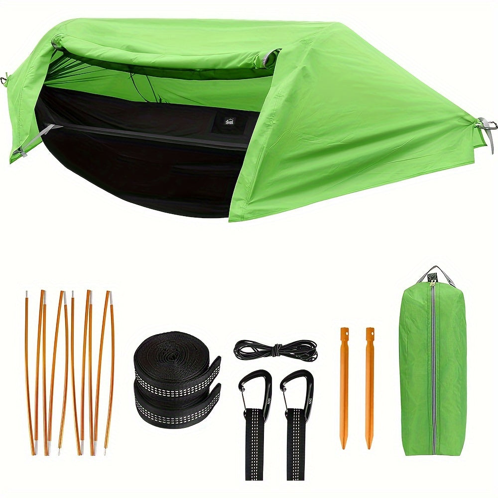 3 in 1 Camping Hammock with Mosquito Net and Rain Cover