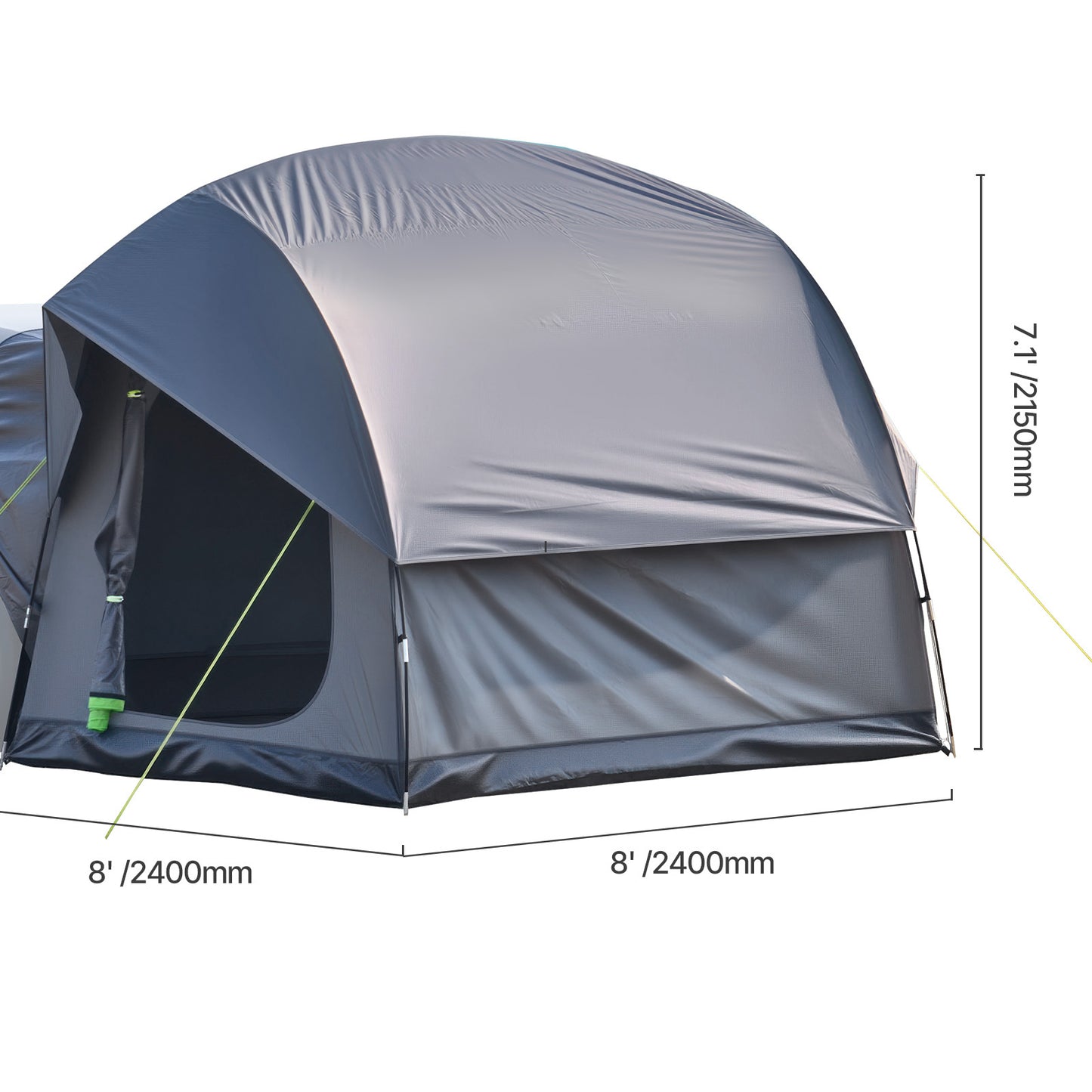SUV Camping Tent With 2 Doors Waterproof For 5 To 8 Person