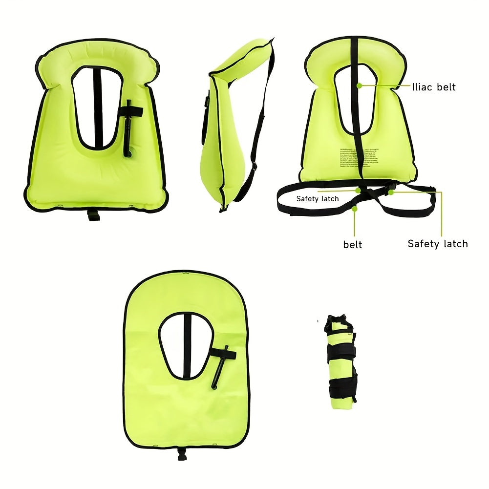 Adult Life Jacket With Safety Buckle Portable Buoyancy Vest