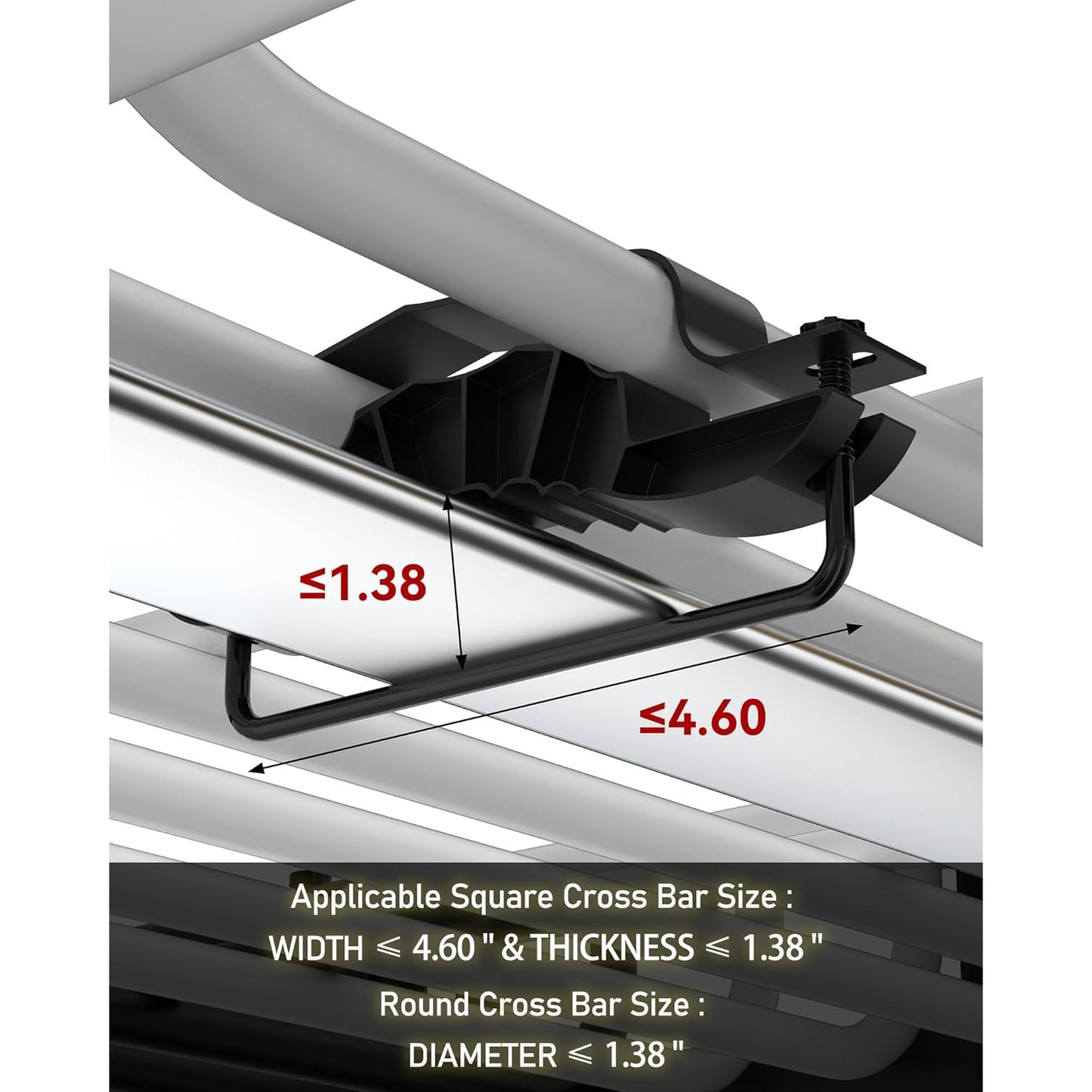 Universal Roof Rack Cargo Basket 200 Pound Capacity For SUVs