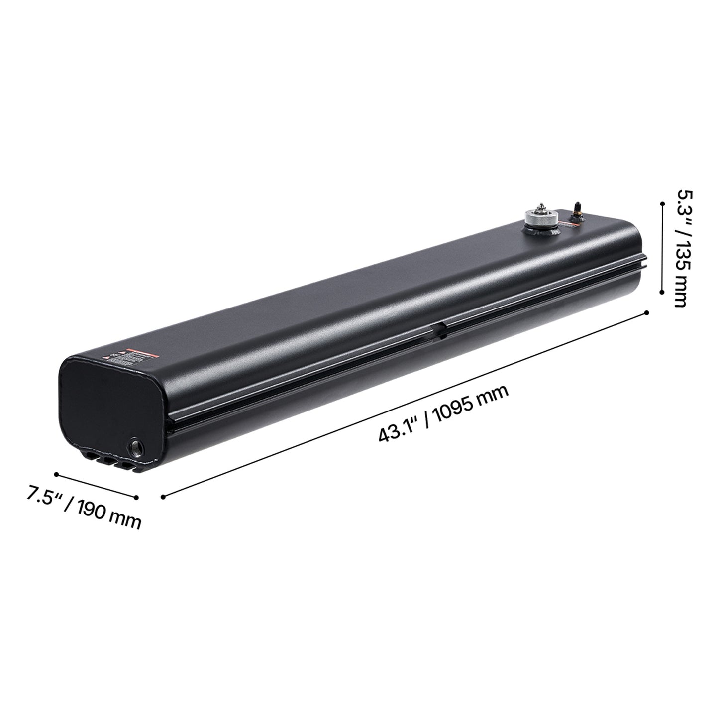 Portable Roof Rack Water Tank with Splash Guard Panel