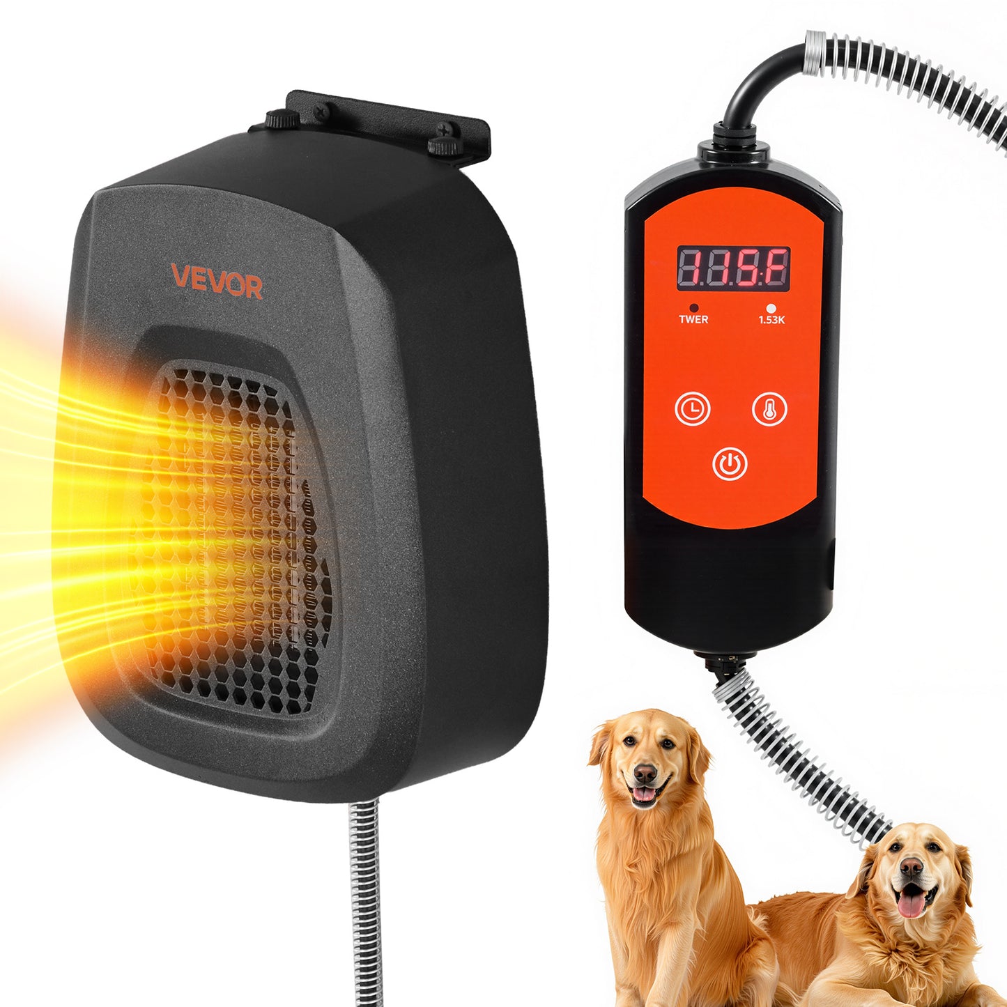 Dog House Heater 800W With Overheat Protection And Timer