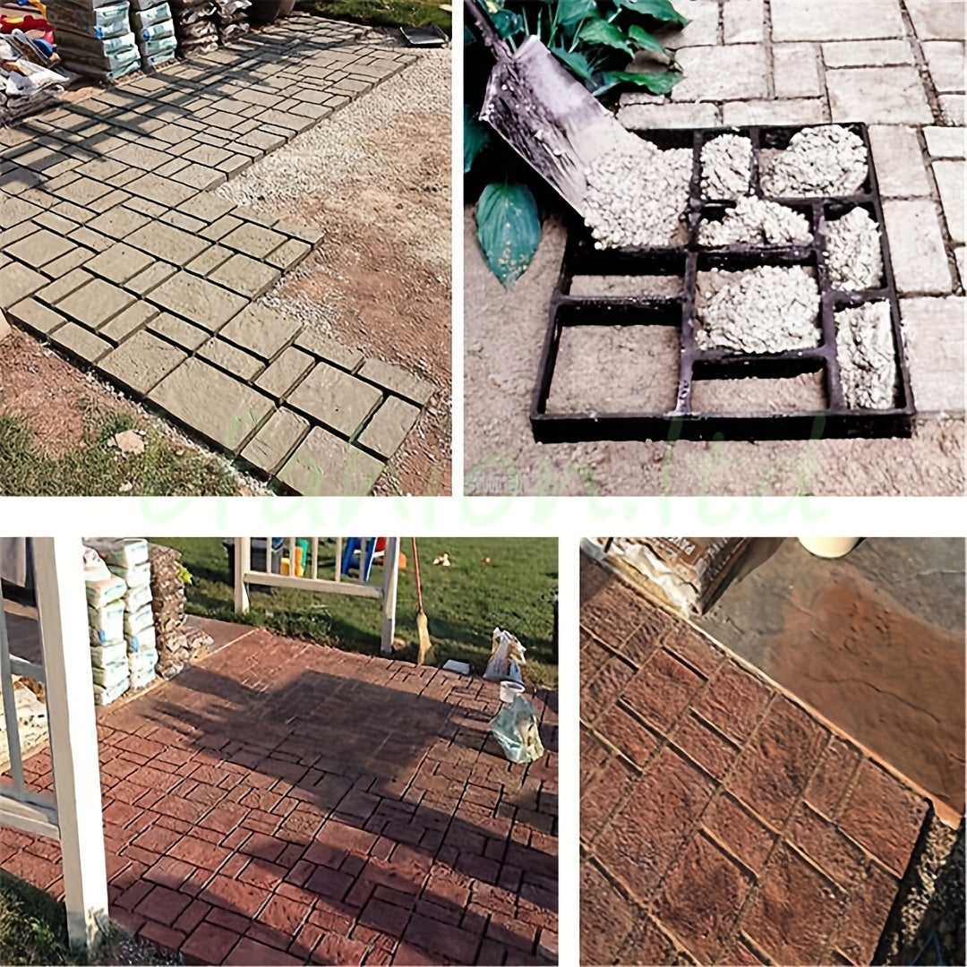 Plastic Concrete Paving Mold for DIY Garden Pathways