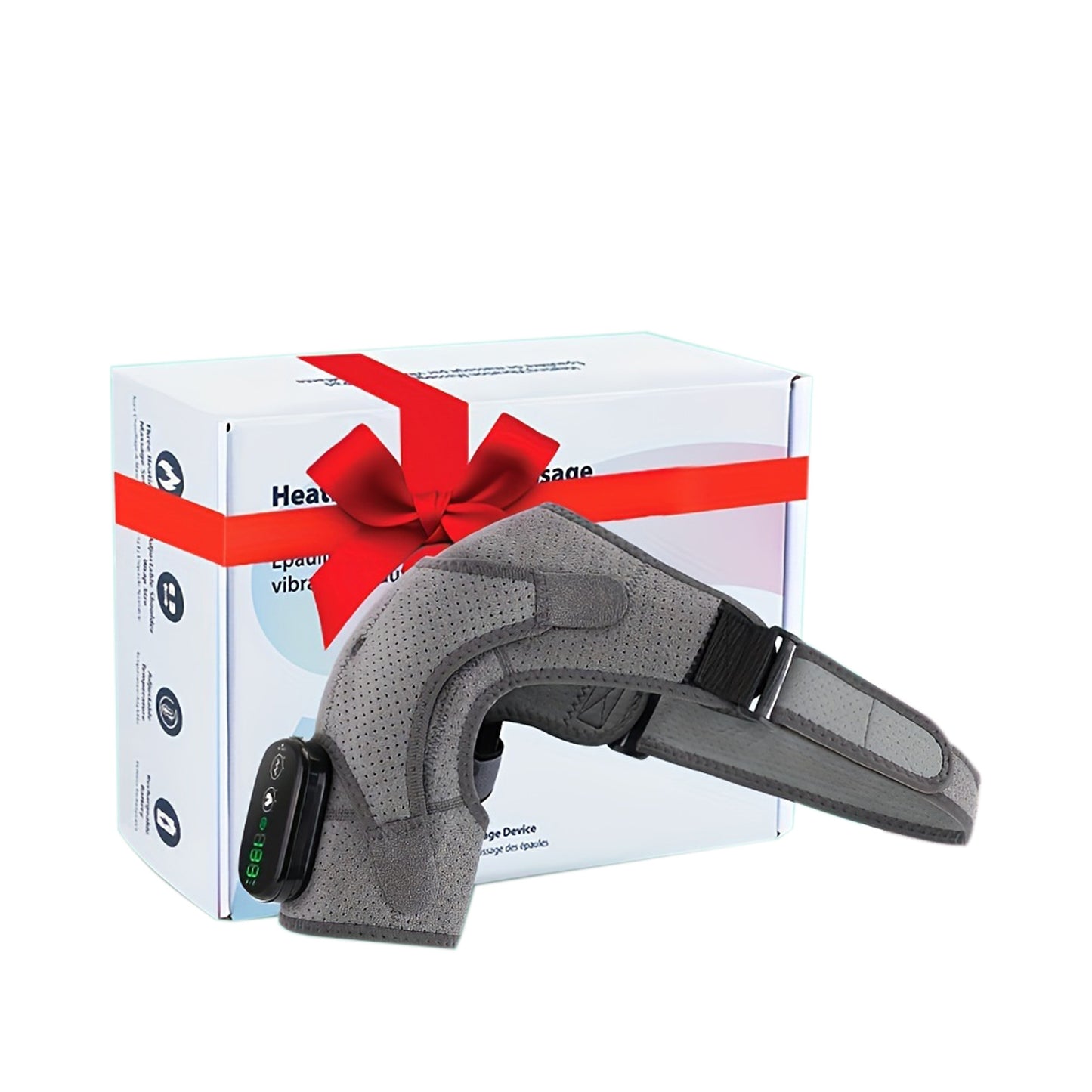 Wireless Heating Massager Shoulder Wrap 3 Heat Vibration