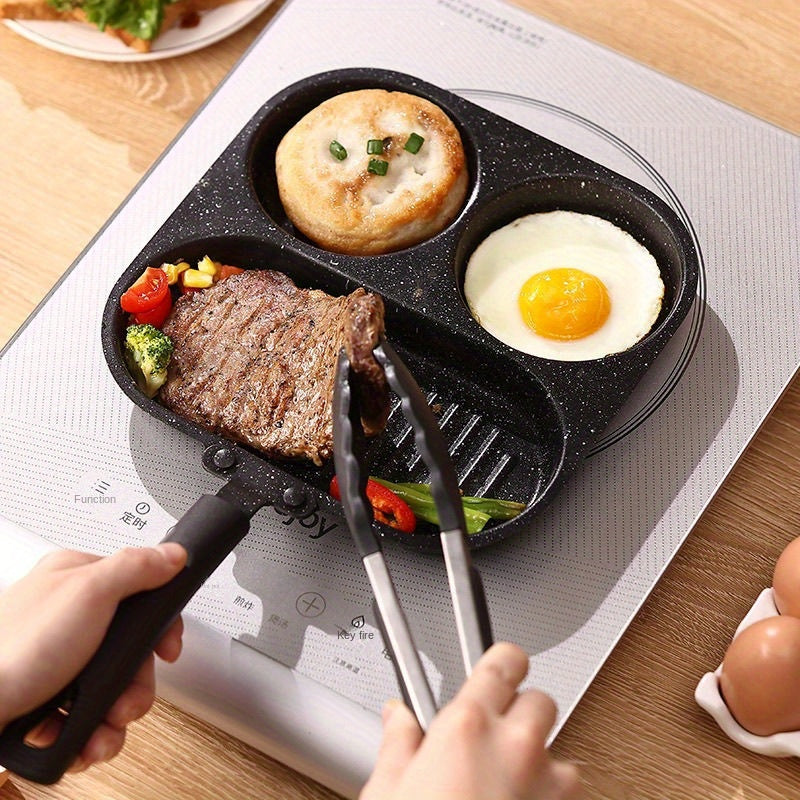 Nonstick Cast Iron Breakfast Pan For Eggs And Steak