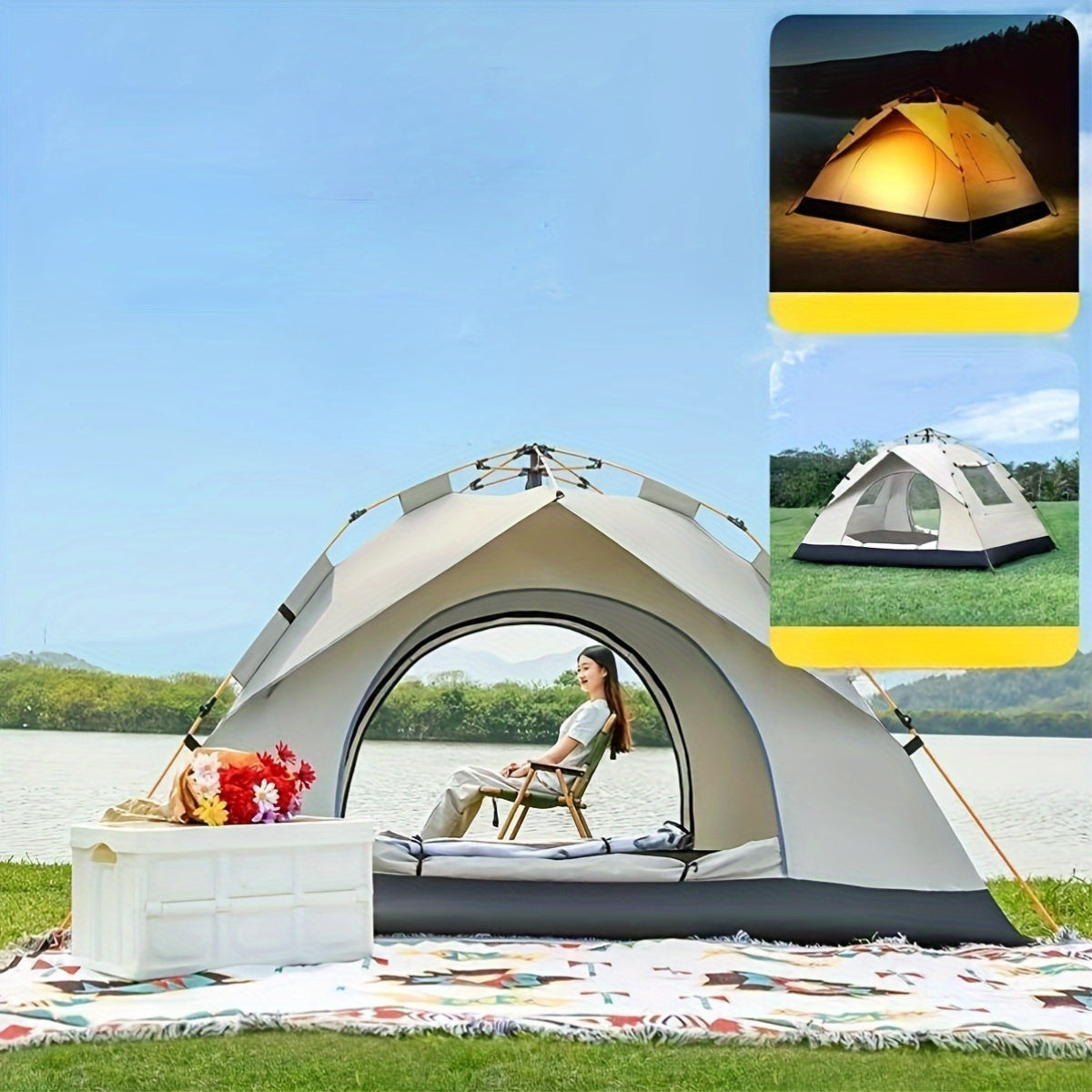 Quick Setup Outdoor Tent for Camping and Travel Adventures
