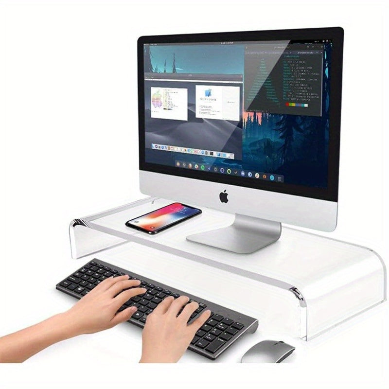 Acrylic CatProof Laptop Stand Monitor Riser Non Slip Base