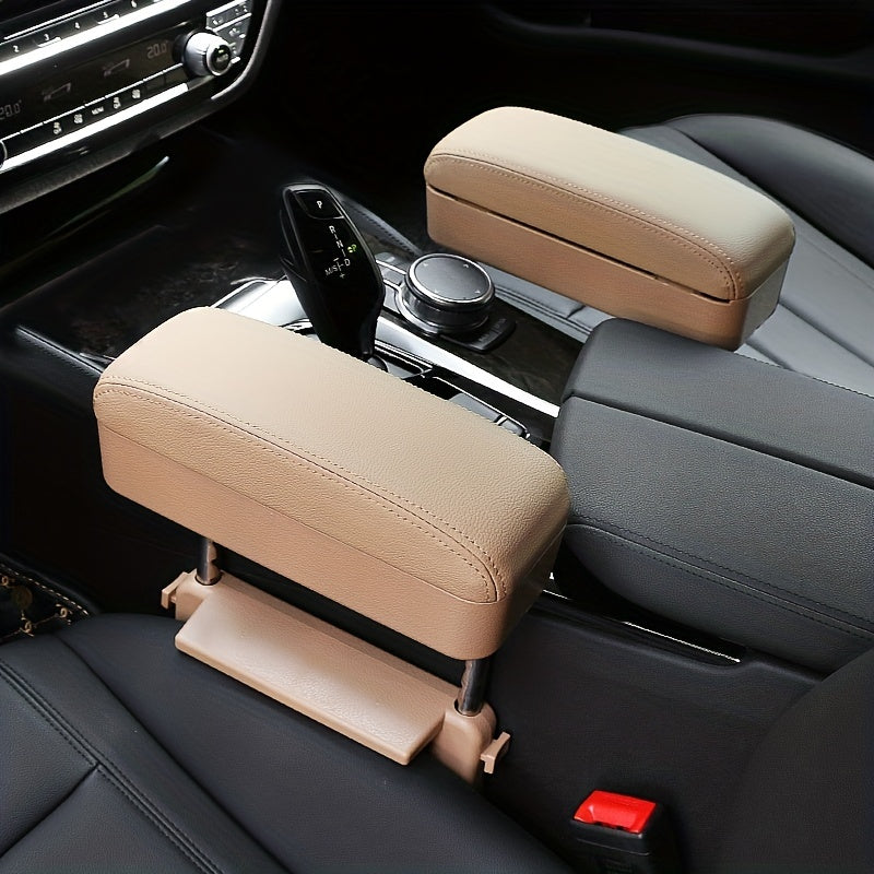 Adjustable Car Armrest Cushion with Storage Box Organizer