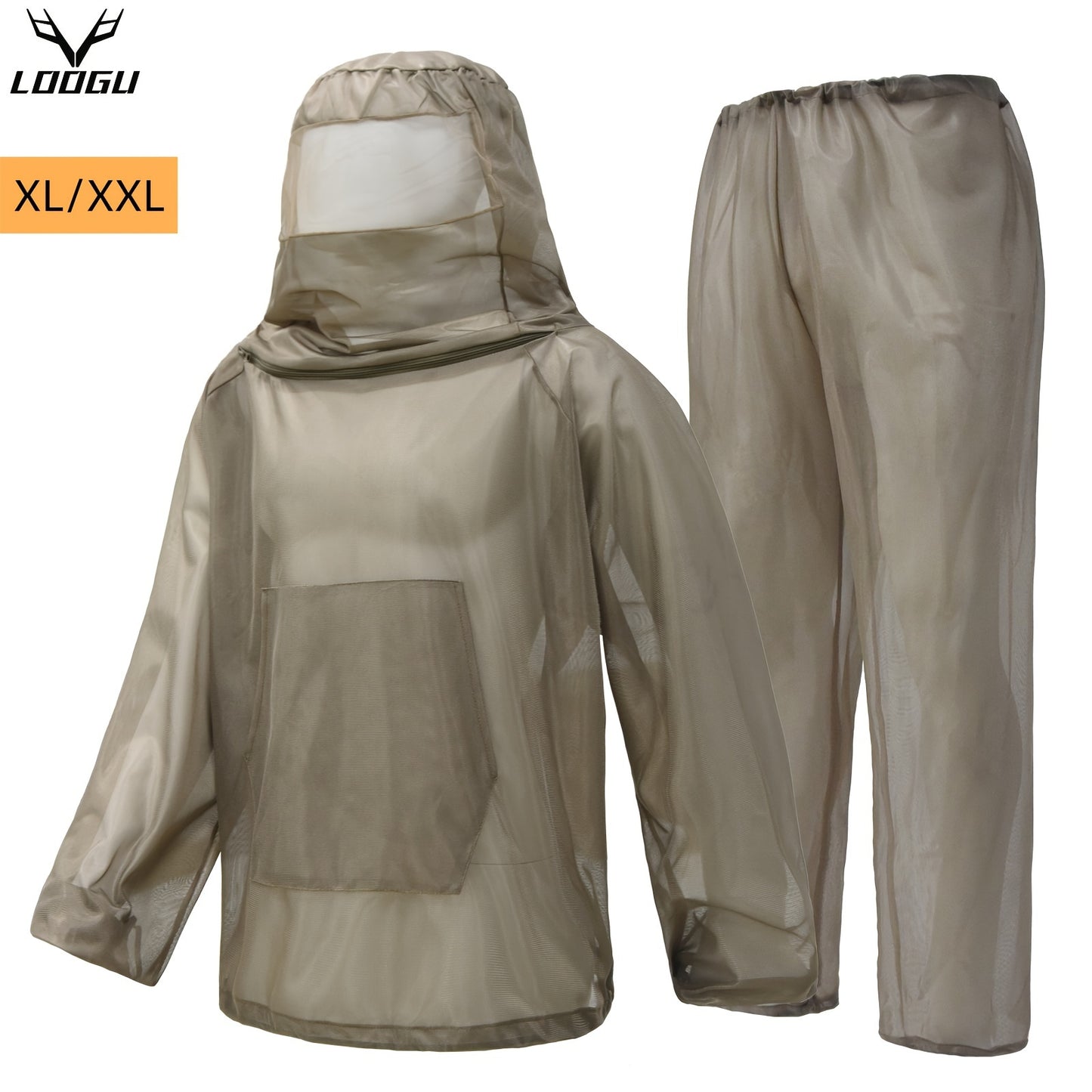 LOOGU Camouflage Mosquito Net Set for Outdoor Protection