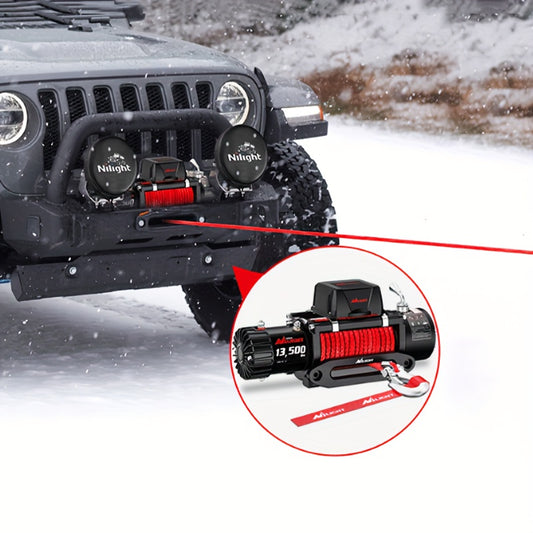 Nilight 13500 Lb Electric Winch For ATV Truck Offroad