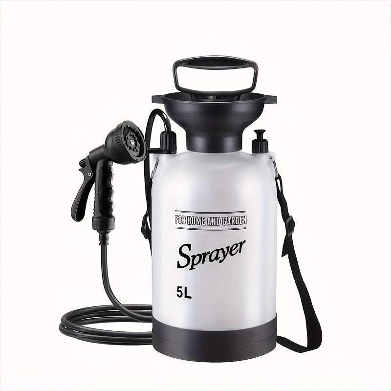 High-Pressure Camping Shower Kit with Detachable Hose and Nozzle