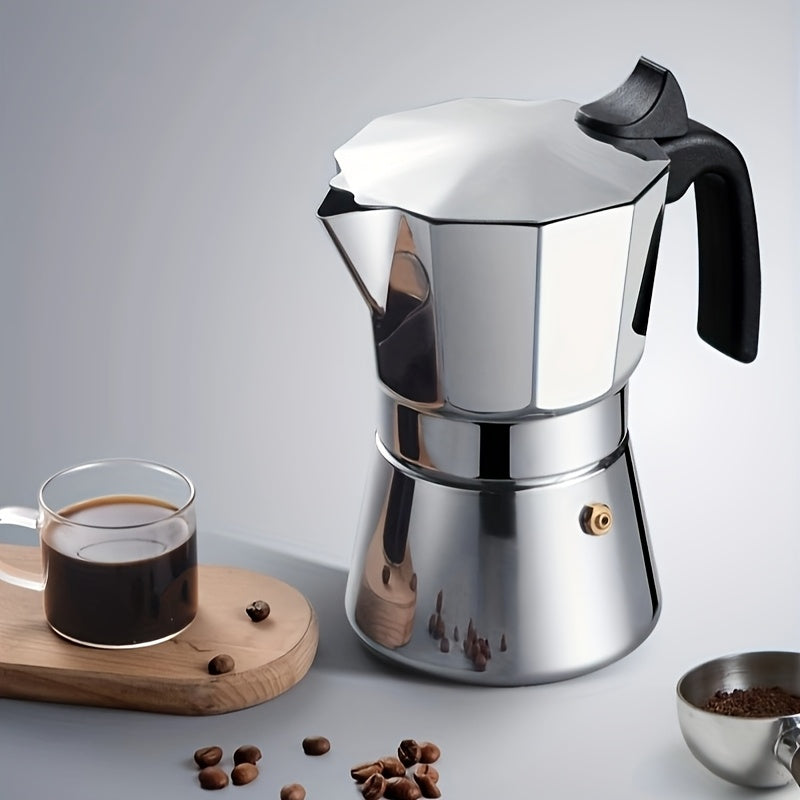 304 Stainless Steel Italian Espresso Maker Manual Camping