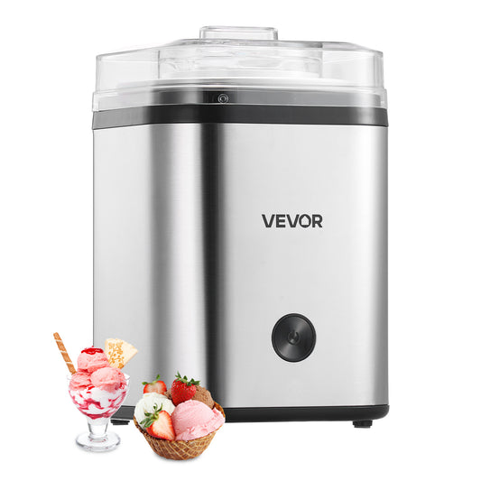 Stainless Steel Automatic Ice Cream Maker Countertop