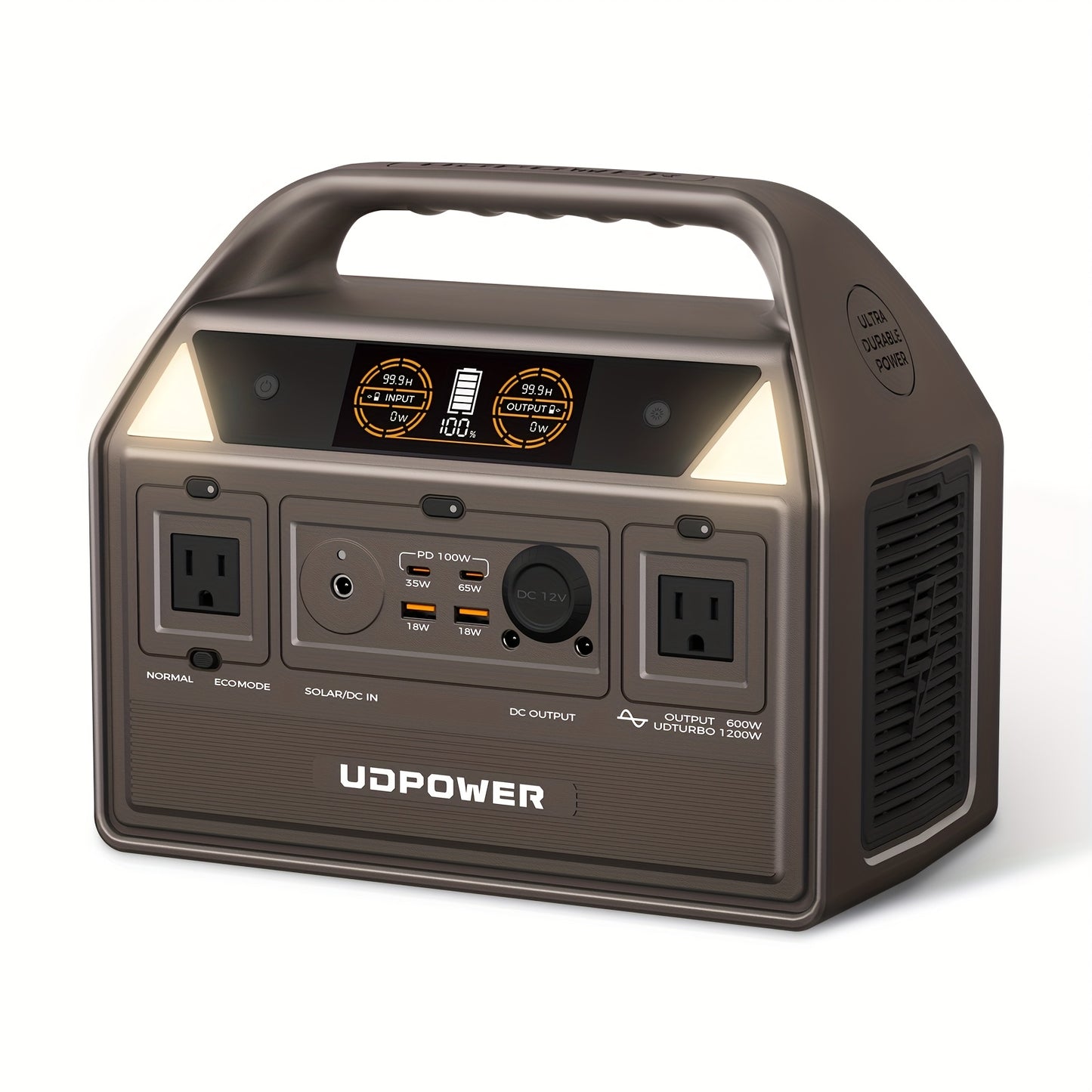Portable Power Station for Camping Travel and Emergency Backup