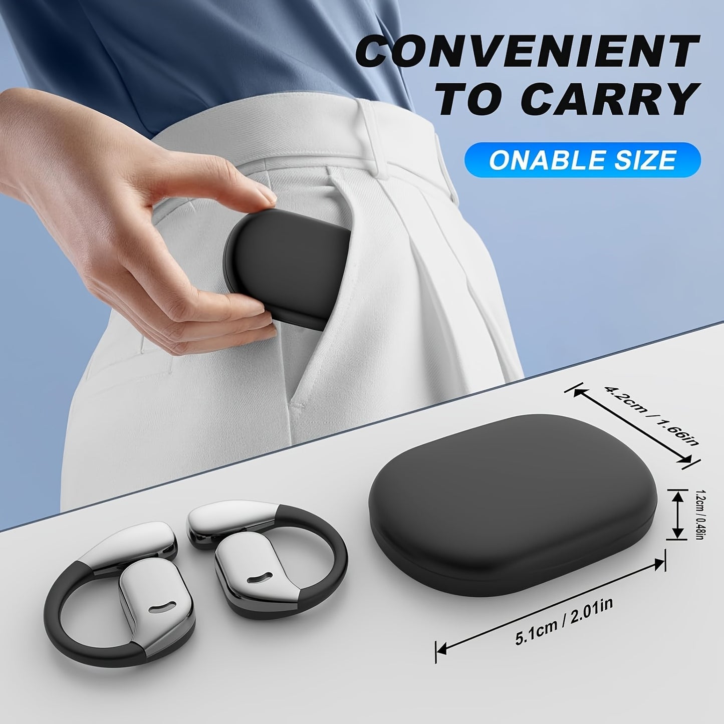 3 In 1 AI Translator Earbuds 156 Languages Translation
