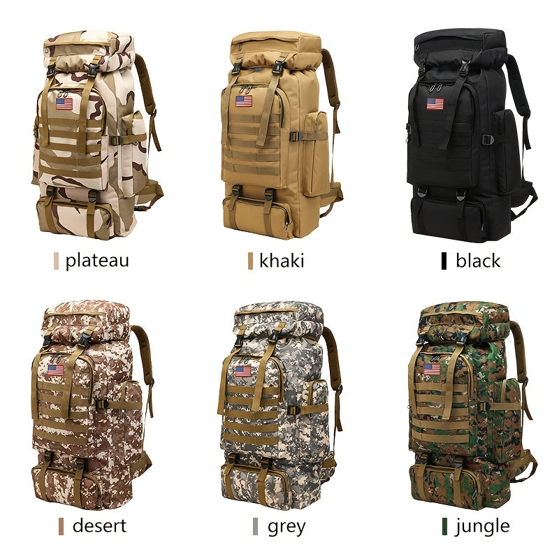 Tactical Hiking Backpack Set for Outdoor Adventures and Camping